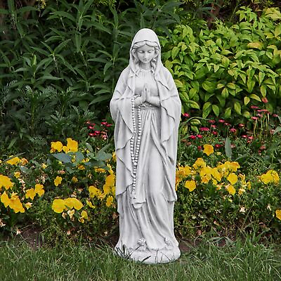 #ad TOETOL Virgin Mary Praying Statue 29.9 Inch Tall Outdoor Garden Religious Dec... $231.68
