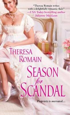 #ad Season for Scandal Mass Market Paperback By Romain Theresa GOOD $4.33