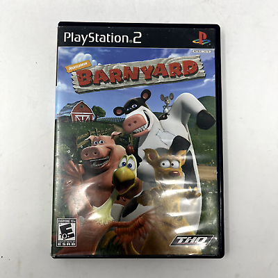 #ad Barnyard PlayStation 2 Complete with Manual Tested Free Shipping $19.99