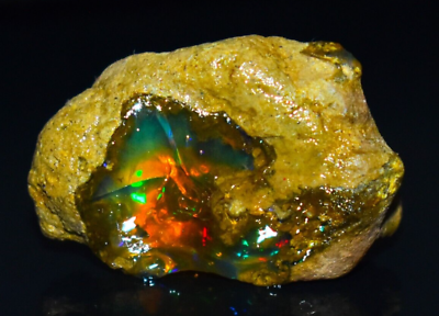 #ad 47.05 Natural Opal Rough AAA Quality Ethiopian Welo Fire Opal Raw Gemstone $47.20