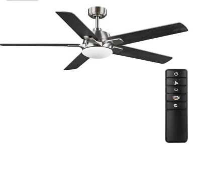 #ad Home Decorators Collection 60in Ceiling Fan Greenhaven Brushed Nickel Mo# 56006 $149.99