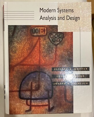 #ad Modern Systems Analysis and Design by Hoffer George amp; Valacich Hardcover 1996 AU $10.00