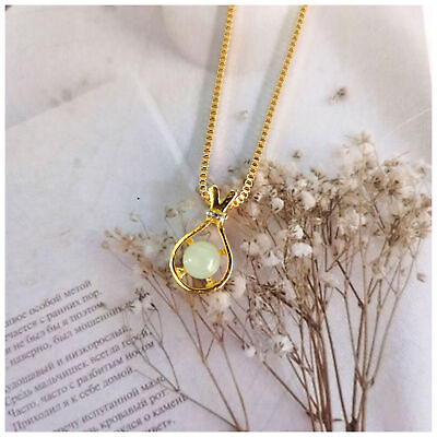 #ad Bead Pendant Necklace Adjustable Necklace Fashion Accessories Elegant women Gift $7.99