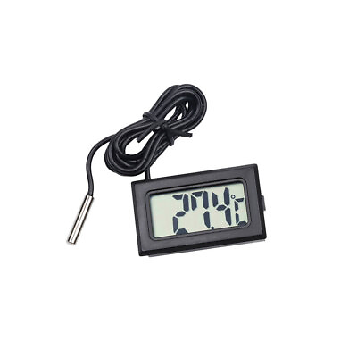 #ad 1PC Mini LCD Car Digital Thermometer Hygrometer Temperature Sensor Meter Gauge $2.79