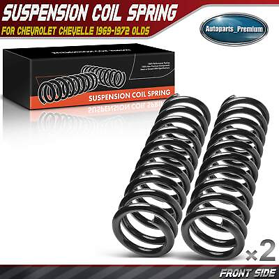 #ad 2x Front Coil Springs for Chevrolet Chevelle 1969 1972 Olds Cutlass Pontiac GTO $73.99