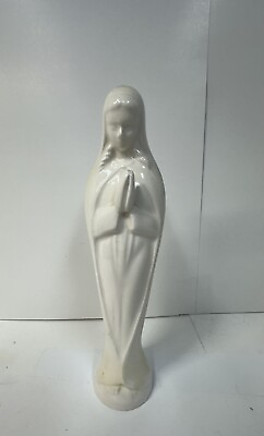 #ad Vintage Lefton Praying Virgin Mary Madonna Statue Figure $12.00