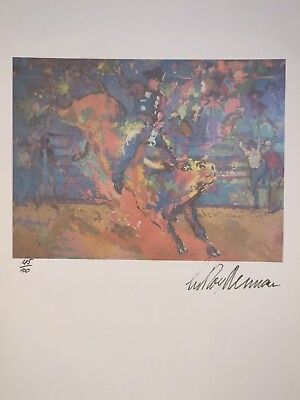 #ad LeRoy Neiman Painting Print Poster Wall Art Signed amp; Numbered $74.95