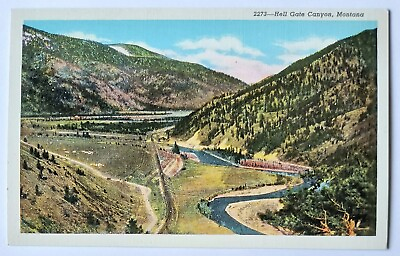 #ad Missoula MT Montana Hell Gate Canyon Vintage Postcard K2 $6.96