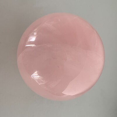 #ad TOP 0.442LB Natural hexagram pink rose quartz sphere crystal ball healing YC220 $30.59