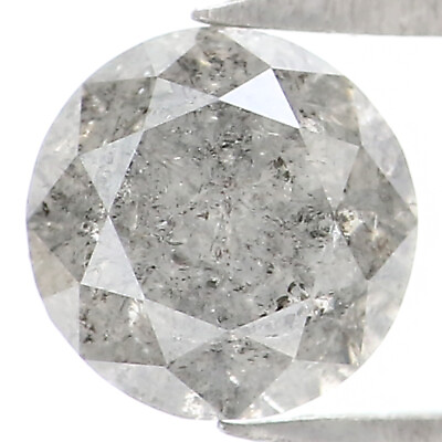 #ad 0.94 CT Natural Loose Round Cut Diamond 5.80 MM Grey Color Round Diamond N9142 $267.00