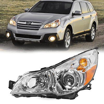 #ad Chrome Left Side Headlights For 2010 2011 2012 Subaru Legacy Outback $76.99