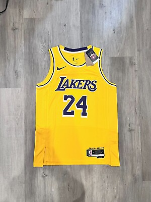 #ad #ad NWT Kobe Bryant Swingman Jersey #24 Los Angeles Lakers Mens Gold Purple $62.99