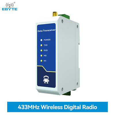 #ad 433MHz RS485 Wireless Digital Radio 30dBm High Speed Continuous TransmissionRSSI $40.91