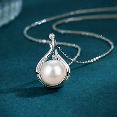 #ad White Pearl Gorgeous Women Anniversary Party Gift 925 Silver Necklace Pendant C $2.77
