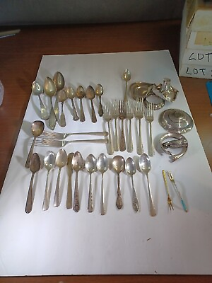 #ad 1097.5 Grams Clean Large Sterling Silver Scrap Lot Acid Tested 925 Sterling $905.00
