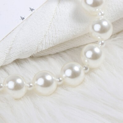 #ad 2pcs Lovely Baby Girls Imitation Pearls Pendant Necklace Bracelet Kids Jewelry $7.88