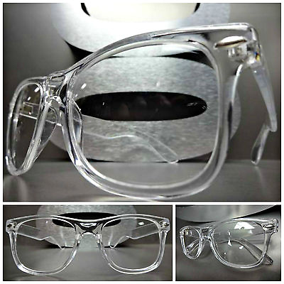#ad Men#x27;s Women VINTAGE RETRO Style Clear Lens EYE GLASSES Transparent Crystal Frame $14.99