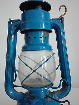 Vintage Romanian Metaloglobus tubular lantern country lamp 104 E oil kerosene $59.54