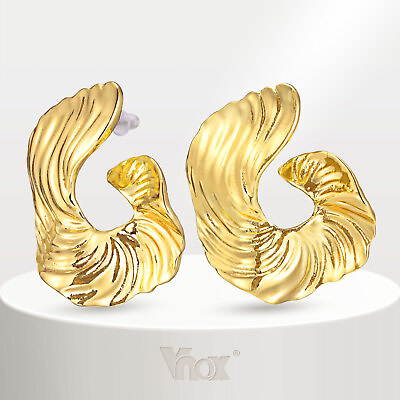 #ad Vnox Exaggerated Irregular Stud EarringsOversize Women Girls Cool Earrings Cool $10.39