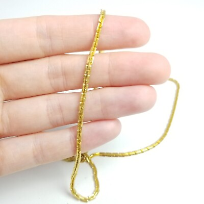 #ad Vintage Gold Tone Chain Necklace Nice Length Unisex Minimal Retro Estate $20.00