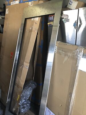 #ad 7025344Sub Zero New Stainless Door Panel with Pro Handle and 4quot; Toe Kick RH $695.90