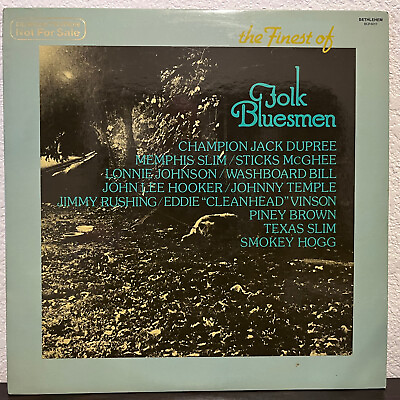 #ad THE FINEST FOLK BLUESMEN Bethlehem Compilation 12quot; Vinyl Record LP EX $14.99