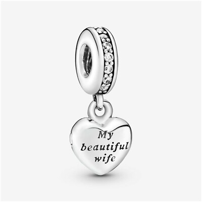 #ad New Authentic Pandora My Beautiful Wife Charm Dangle 791524CZ $29.99