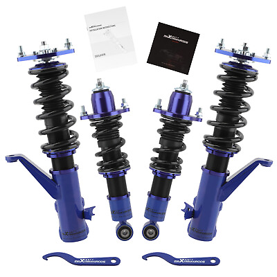 #ad RACING ADJUSTABLE FULL COILOVERS SUSPENSION FOR HONDA CIVIC amp; SI 2001 2005 $266.00