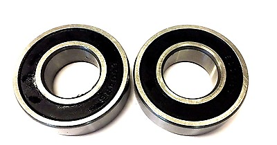 #ad PAIR OF 6004 RS BEARINGS DUAL SIDE RUBBER SEAL 6004 RS $11.95