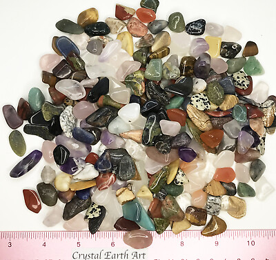 #ad Gemstone Mix Natural African Polished Small 12 20mm or 1 2 3 4quot; 1 lb. $9.99