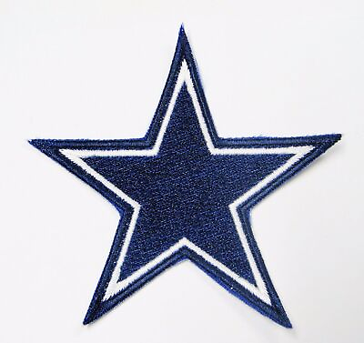 #ad DALLAS COWBOYS Patch NFL Patch STAR LOGO EMBROIDERED IRON ON PATCH $2.98
