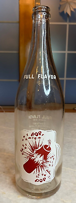 #ad Rare Vintage Antique 1948 Deco POP POP 28 oz Soda Bottle Towanda Pennsylvania $217.35