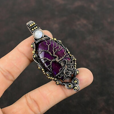 #ad Labradorite Tree Of Life Purple Pendant Made by Real Witches in North Carolina $175.00