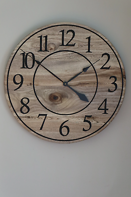 #ad 26quot; Hackberry Wall Clock Farmhouse style modern free shipping $299.00