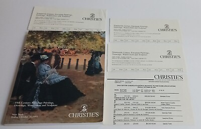 #ad CHRISTIES 19th Century European Paintings Sculpture Auction Catalog Oct 1992 $39.00