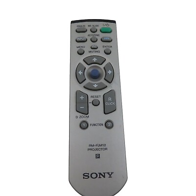 #ad Sony RM PJM12 Genuine Sony Projector Remote For VPLCS4 VPLCS5 VPLCX5 VPLCX6 $10.99