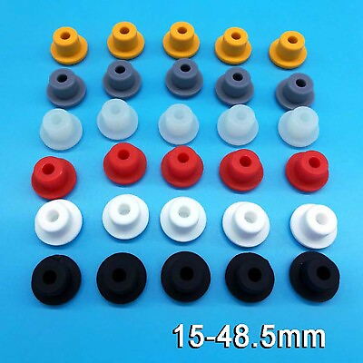 #ad Silicone Rubber Blanking End Caps Pipe Tube Inserts Plugs Bung 15mm 48.5mm Color AU $4.49