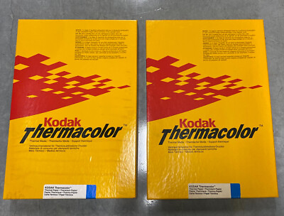 #ad 2 PACKS OF KODAK THERMACOLOR PAPER NEW IN BOX NOS PHOTOGRAPHIC PAPER VINTAGE $120.00