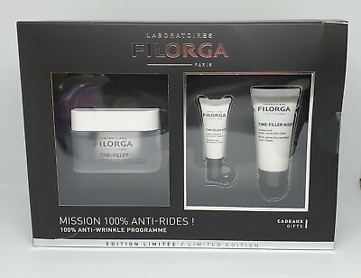 #ad Filorga Mission 100% Anti Wrinkle Time Filler 3Pcs Set Limited Edition $21.99