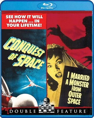 #ad Conquest of Space I Married a Monster From Outer Space New Blu ray Eco Ama $26.34