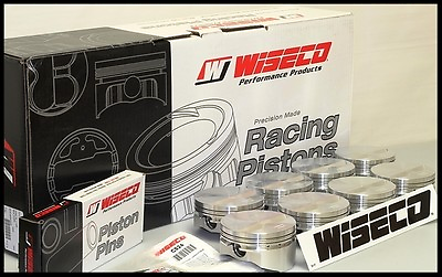 #ad SBC CHEVY 434 WISECO FORGED PISTONS 4.155X4.00 FLAT TOP KP472A3 $695.00