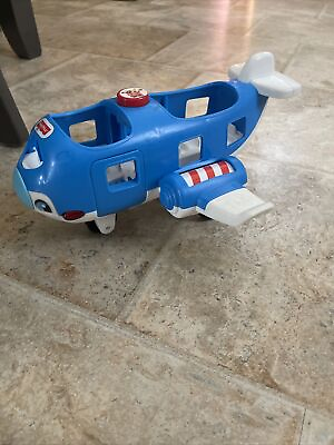 #ad Fisher Price Little People Travel Together Airplane Jet Musical Sounds DJB53 $11.99