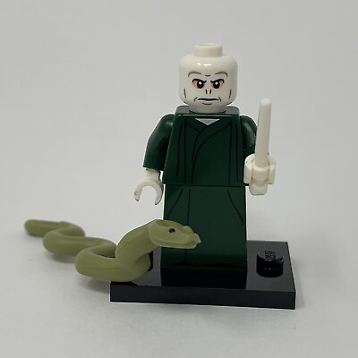 #ad Lego Lord Voldemort Collectible Minifigure Harry Potter 1 CMF Complete w Nagini $12.85
