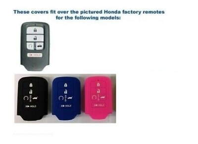 #ad Silicone Rubber Smart Key Remote Solid Cover fits 6 Button Fits: Honda $8.25