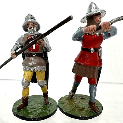 #ad Alymer Knights Medieval Men At Arms Toy Soldiers Banners Forward Miniature Lot 2 $28.95