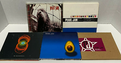 #ad Lot of 5 Pearl Jam CDs Binaural Last Kiss Live from Manchester Missing Disc 3 $22.39