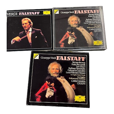 #ad Giuseppe Verdi Falstaff CD set And Book $8.04