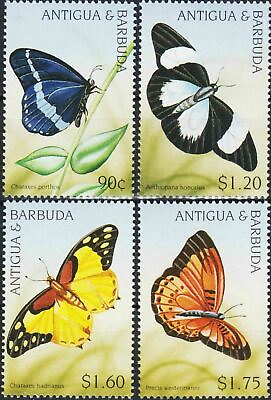 #ad Antigua amp; Barbuda 1997 Butterfly African Butterflies Insects Nature 4v set MNH $5.79