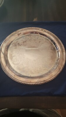 #ad vintage silver Plate $20.00
