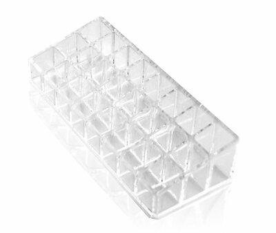 #ad Acrylic Organizer Makeup Case and Lipstick or Brush Holder with 24 Compartments $8.95